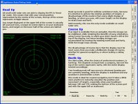 Radar Tutor animation demonstrating Head-Up, Course-Up and North-Up modes of radar display.
